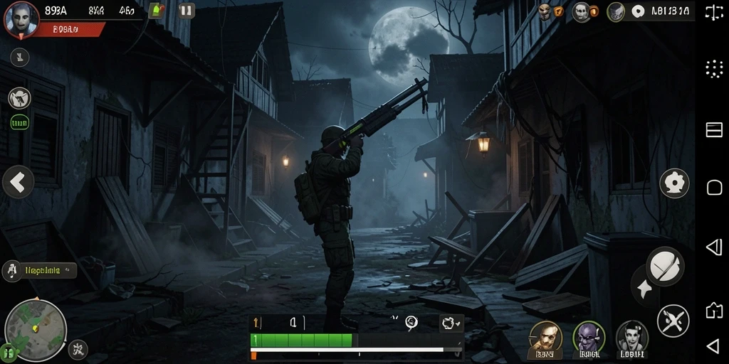Screenshot 898A menampilkan suasana mencekam dalam gameplay Horror.