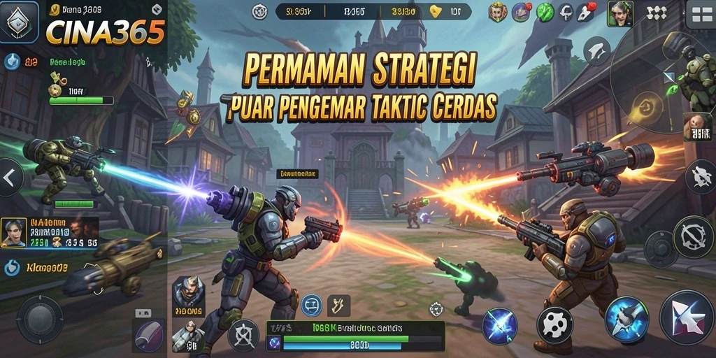 Screenshot utama CINA365 menampilkan gameplay strategi yang mendebarkan.