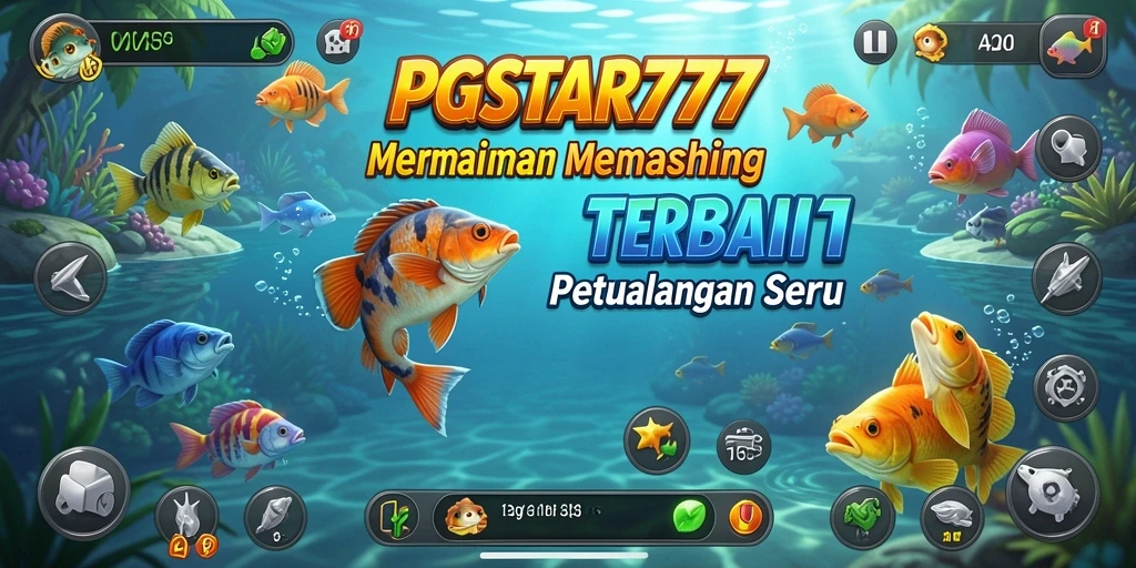 Tampilan gameplay PGSTAR777 dengan aksi memancing seru dan grafik memukau.