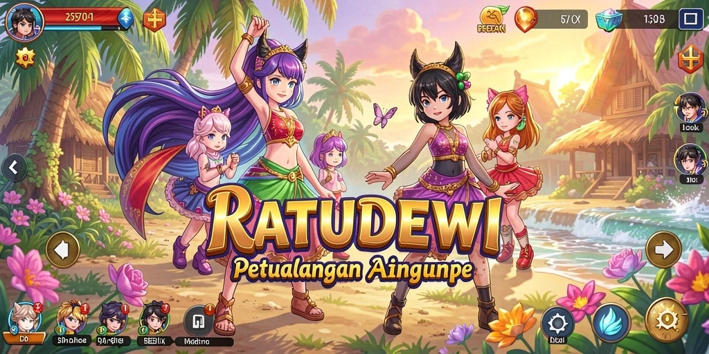 Pengalaman gameplay menarik dari RATUDEWI dalam dunia Anime.